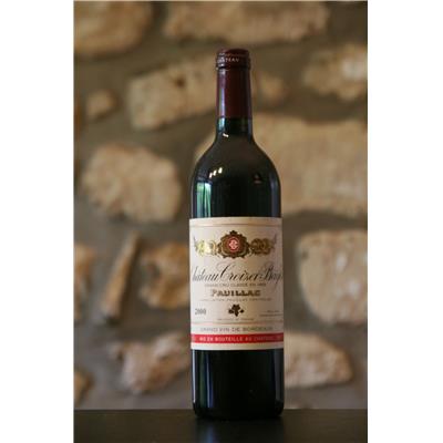 Vin rouge, Château Croizet Bages 2000