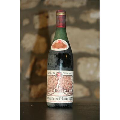 Vin rouge, Domaine de l'Aumerade 1975