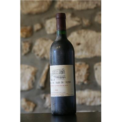 Vin rouge, Château des Tours de Peyrat 1988