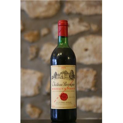 Vin rouge, Château Recougne 1979