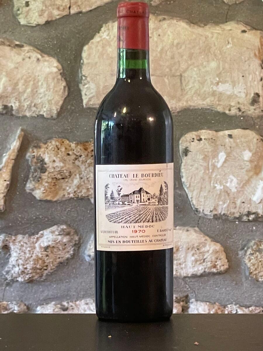 Vin rouge, Haut Medoc, Château le Bourdieu 1970