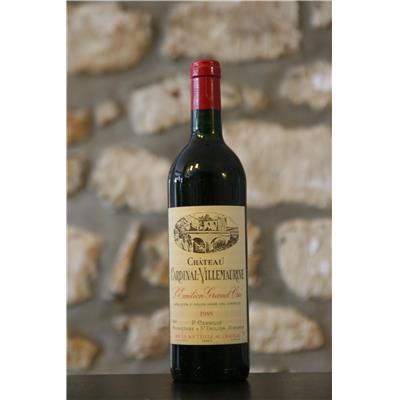 Vin rouge, Château Cardinal Villemaurine 1988