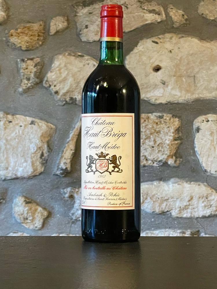 Vin rouge, Haut Medoc, Château Haut Brega 1982
