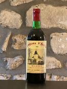 Vin rouge, Bordeaux, Château D'Hories 1982