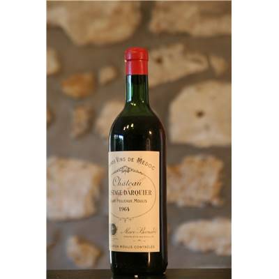 Vin rouge, Moulis, Château lestage Darquier 1964