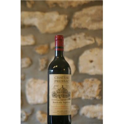 Vin rouge, Château Pressac Laguens 1983