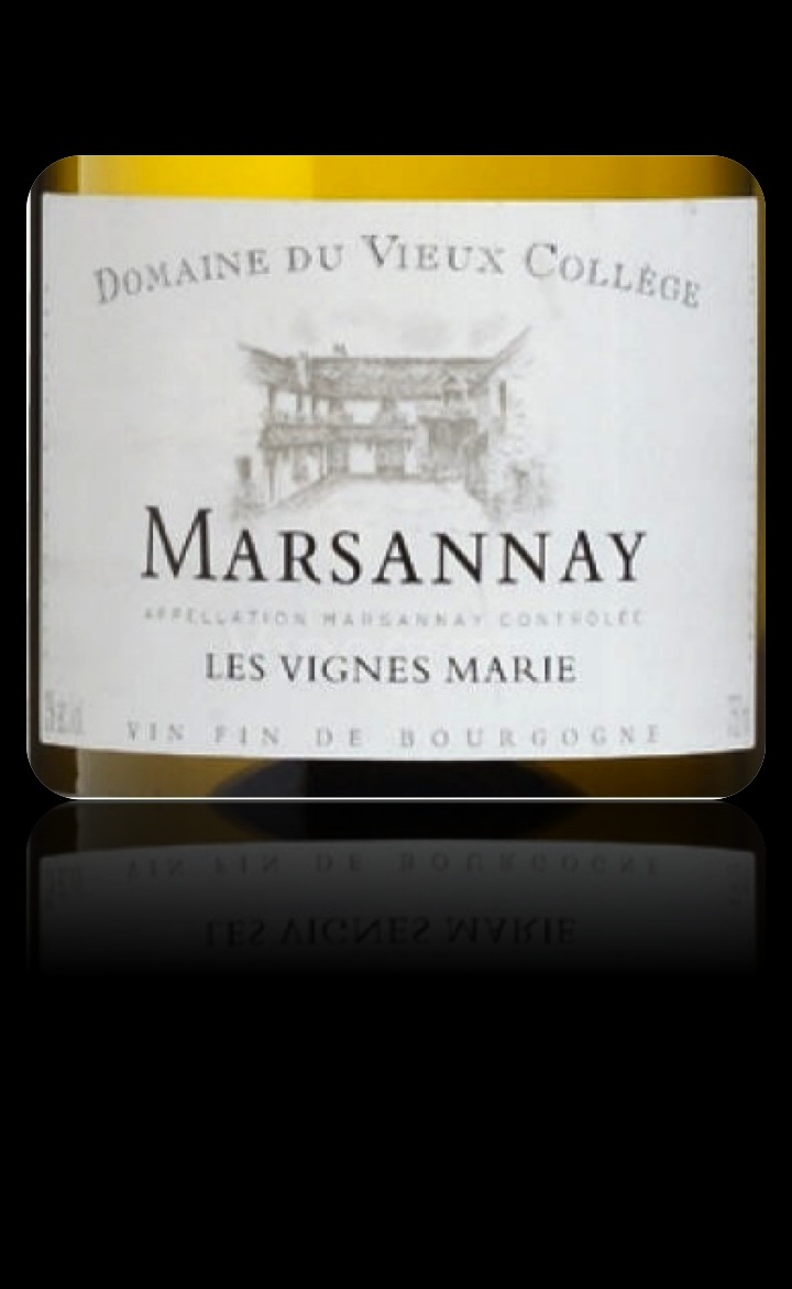 Vin Domaine du Vieux College, Marsannay blanc , Les Vignes Marie 2013, Vente Vins Marsannay