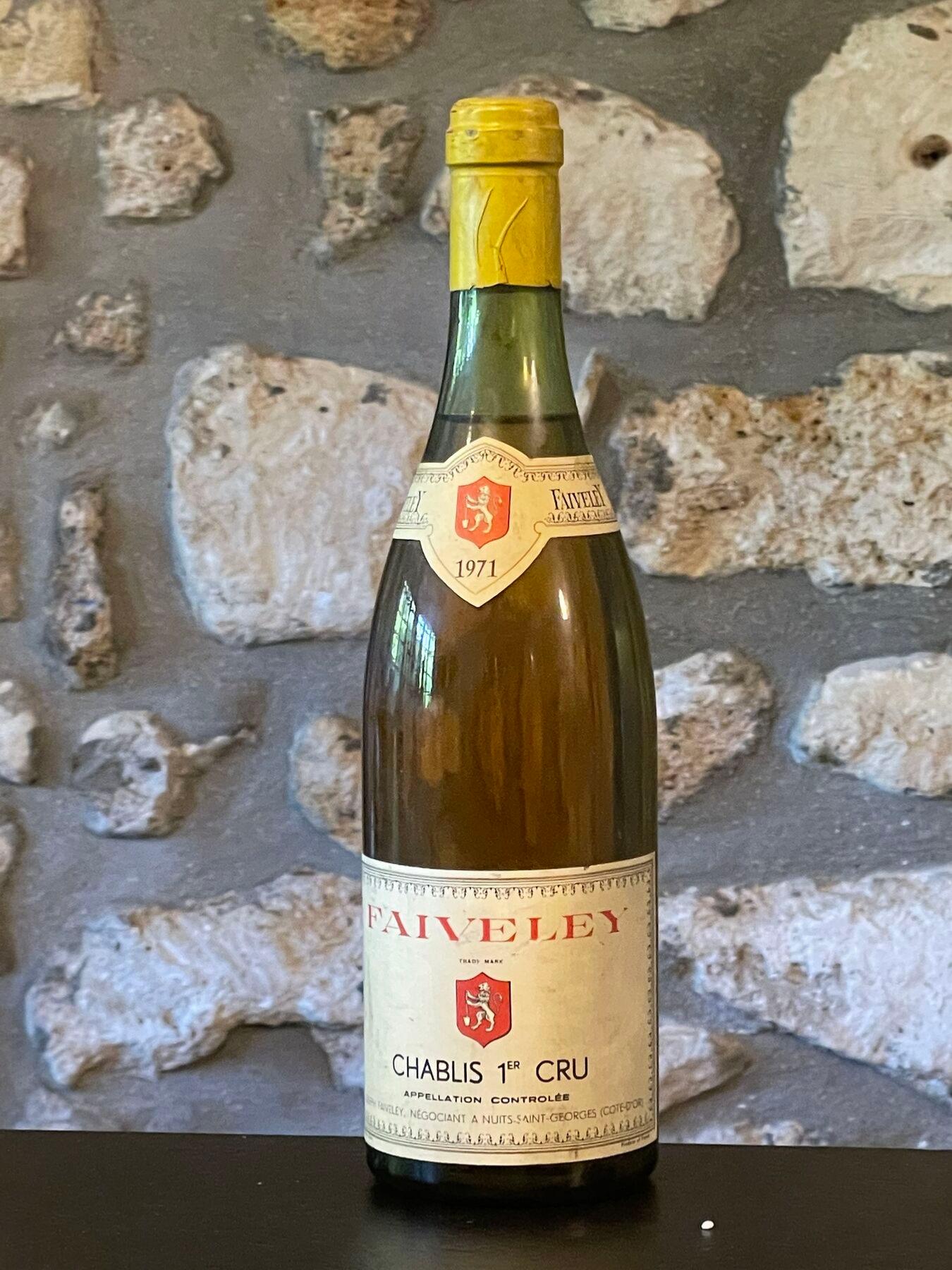 Vin blanc, Chablis 1er Cru, Domaine Faiveley 1971