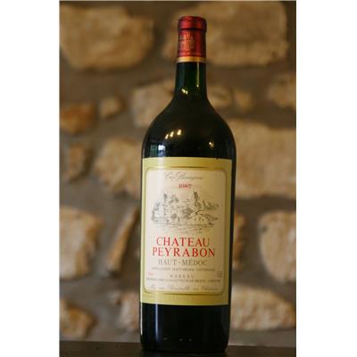 Vin rouge, Château Peyrabon, magnum 1987