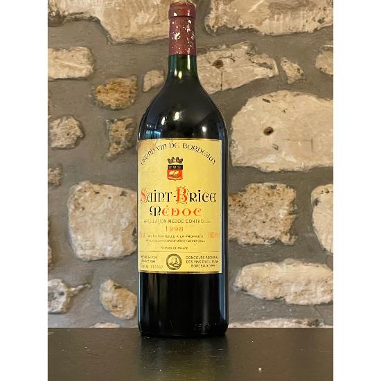 Vin rouge, medoc, Saint Brice magnum 1998