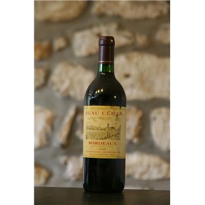 Vin rouge, Chateau Beau Ceran 1999