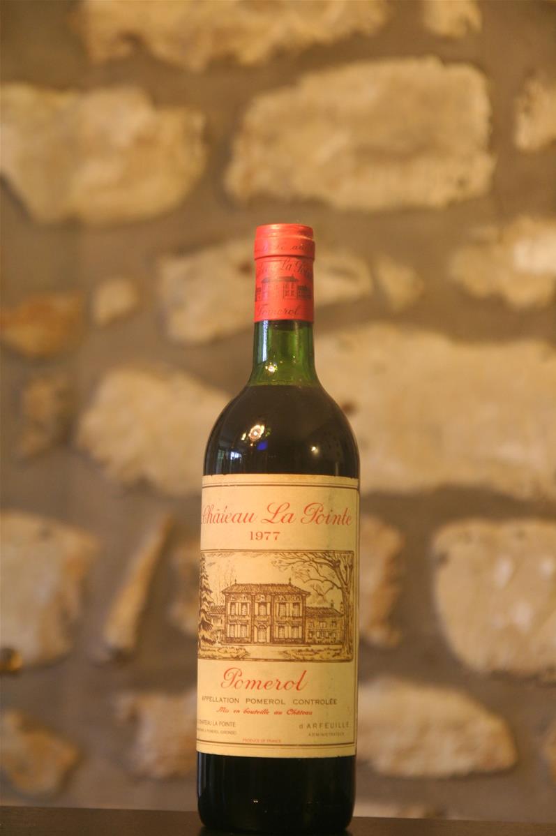 Vin Château La Pointe 1977, Vente Vins Pomerol Cavagogo