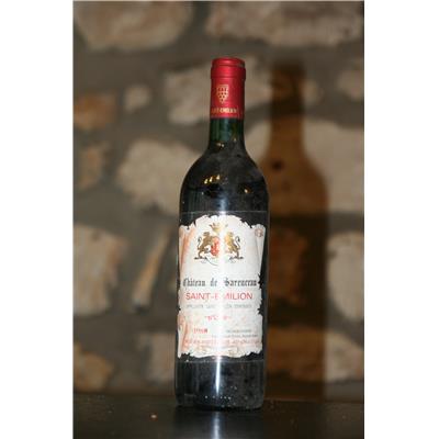 Vin rouge, Chateau de Sarenceau 1988