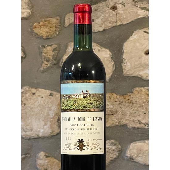 Vin rouge, St Estephe,rouge,Château la Tour de Leyssac 1964