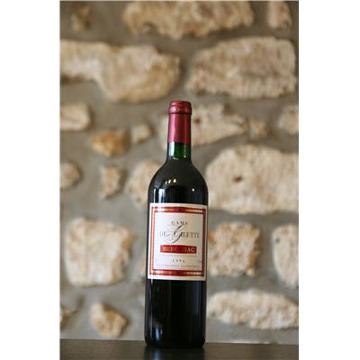 Vin rouge, Dame de Gilette 1996