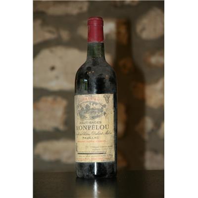 Vin rouge, Chateau Haut Bages Monpelou 1979