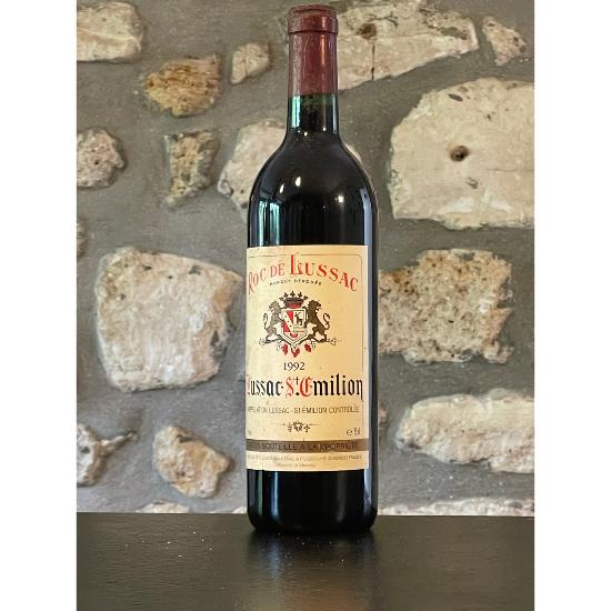 Vin rouge, Lussac Saint Emilion, Roc de Lussac 1992