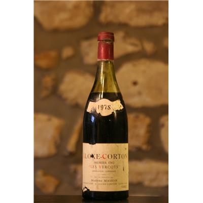 Vin rouge, Les Vercots, Domaine Masson 1978