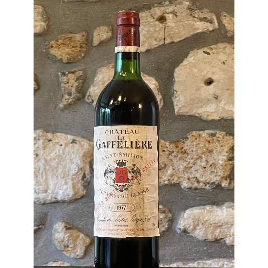 Vin rouge, St Emilion grand Cru, Château la Gaffeliere 1977