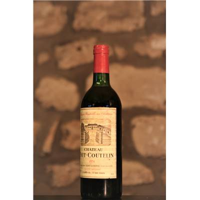 Vin rouge, Haut Médoc, Château Haut Coutelin 1974