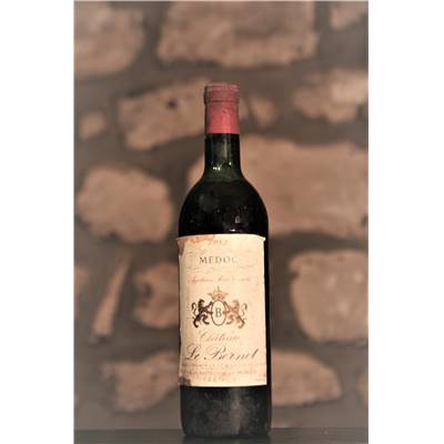 Vin rouge, Médoc, Château Le Bernet 1983