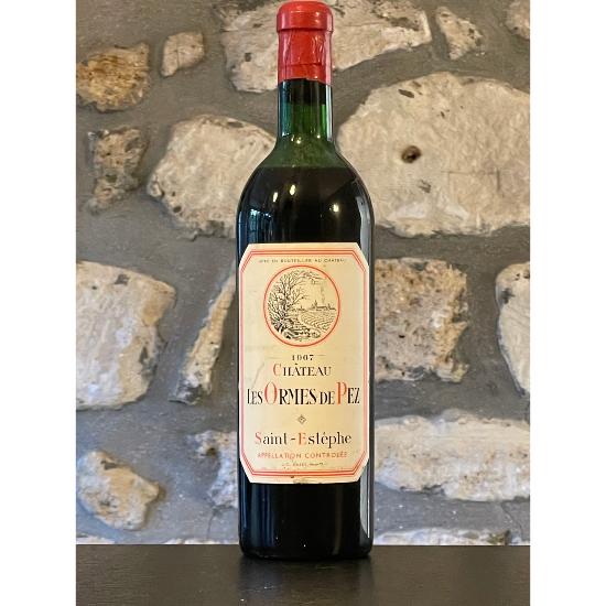 Vin rouge, Saint Estephe, Château Les Ormes de Pez 1967
