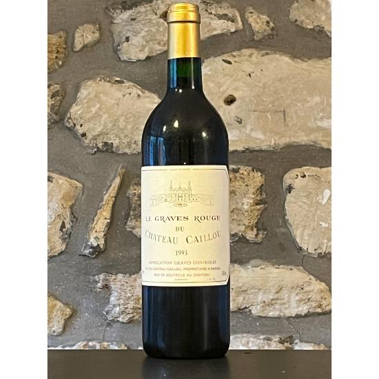 Vin rouge, Les graves rouges du Château Caillou 1993
