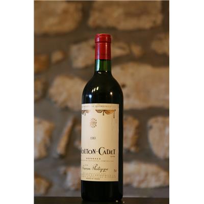 Vin rouge, Bordeaux, Mouton Cadet Baron Philippe 1983
