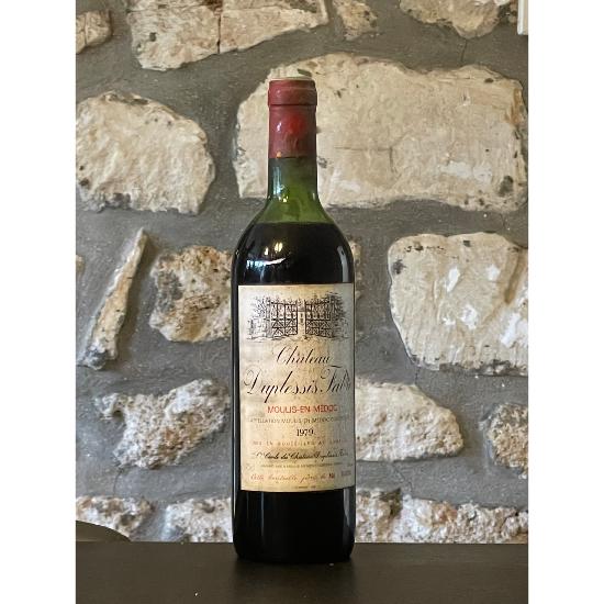 Vin rouge, Moulis, Château Duplessis Fabre 1979