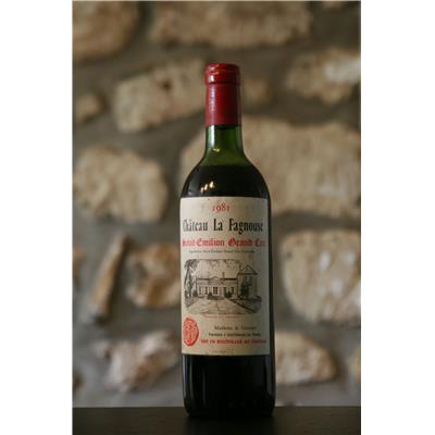 Vin rouge, Château la Fagnouse 1981