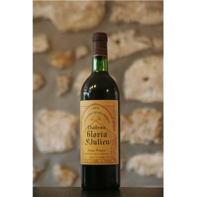 Vin rouge, Saint Julien, Château Gloria 1976
