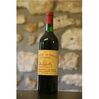 Vin rouge, Château de Sales 1979