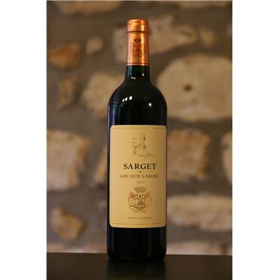 Vin rouge, Sarget de Gruaud Larose 2015