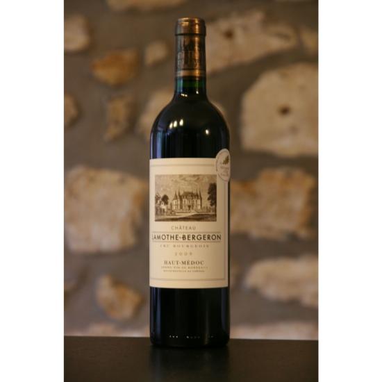 Vin rouge, haut Medoc, Chateau Lamothe Bergeron 2009