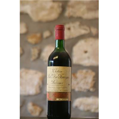 vin rouge, Bordeaux, Château Bel Air Fonroque 1985