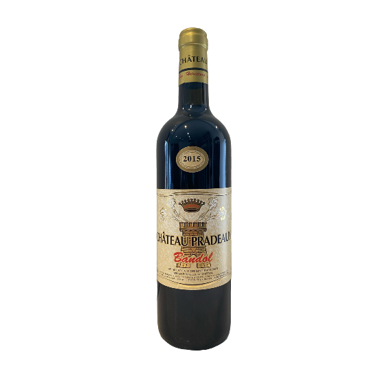 Vin rouge, Château Pradeaux, Bandol 2015