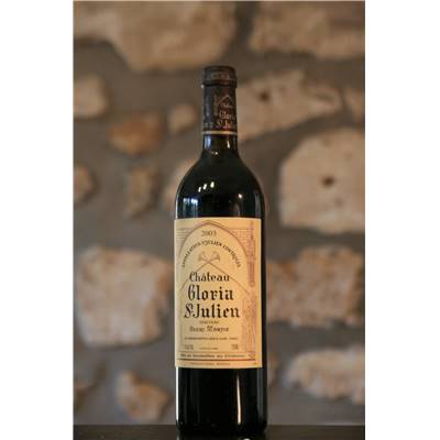 Vin rouge, St Julien, Château Gloria 2003