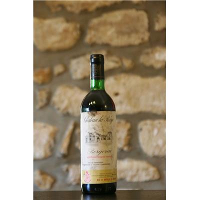 Vin rouge, Bergerac,rouge,Château La Raye 1979