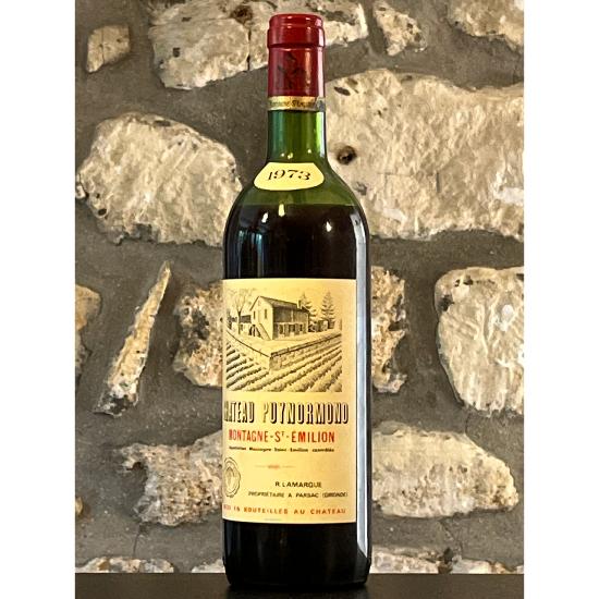 Vin rouge, Montagne St Emilion, Château Puynormond 1973