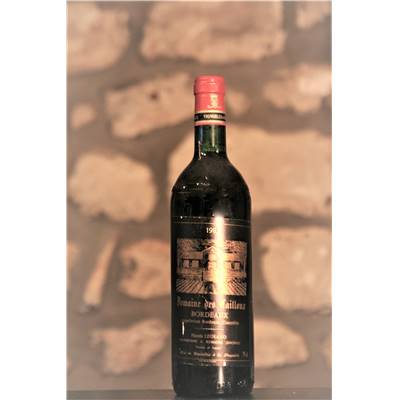 Vin rouge, Bordeaux, Domaine des cailloux 1983