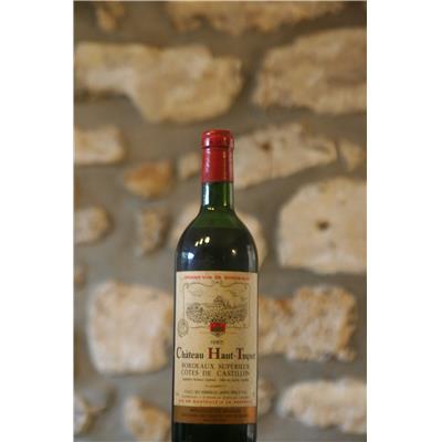 Vin rouge, Cote de Castillon, Château Haut Tuquet 1985