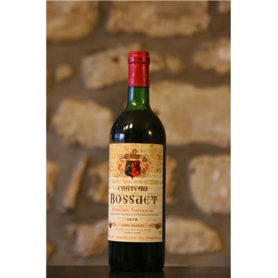 Vin rouge, Château Bossuet 1978