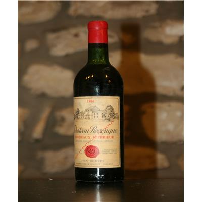 Vin rouge, Chateau Recougne 1966