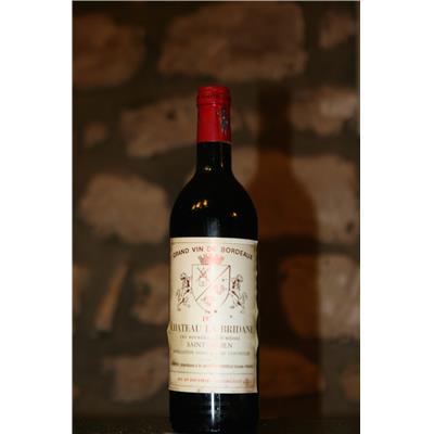Vin rouge, Chateau la Bridane 1975