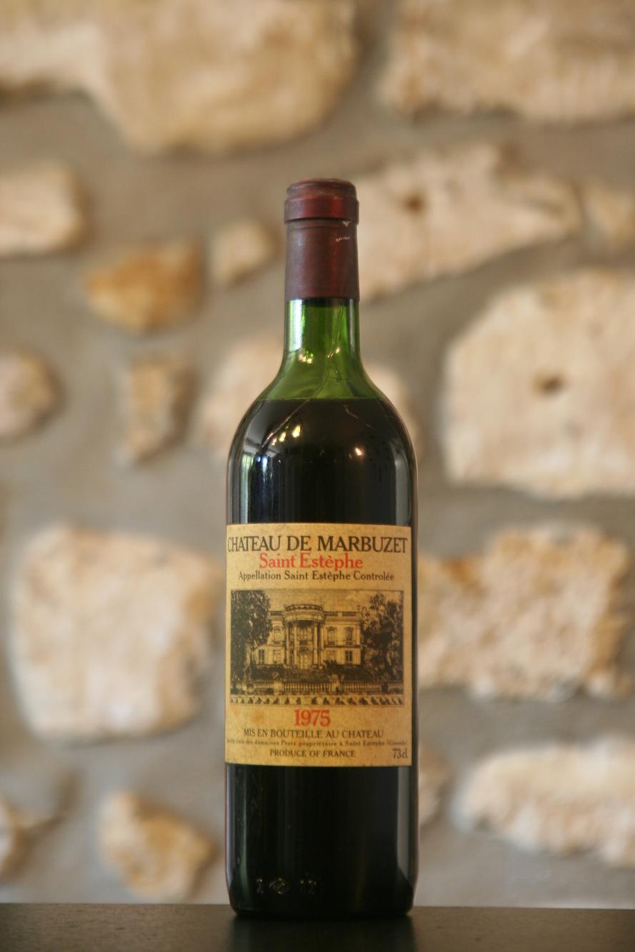 St Estephe,rouge,Château de Marbuzet 1975