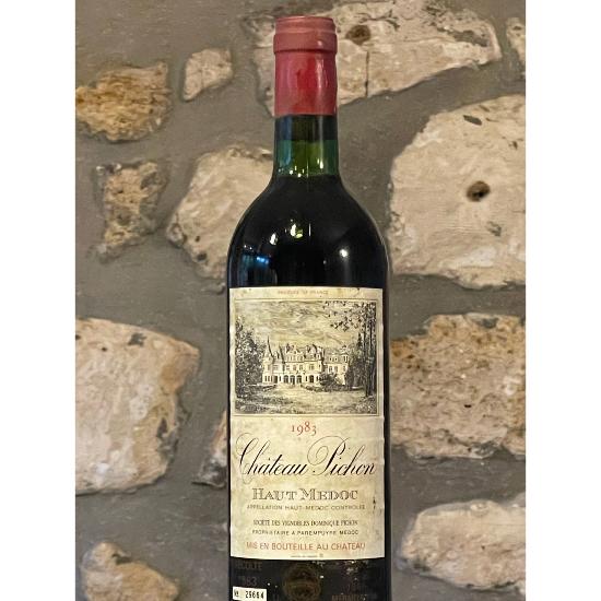 Vin rouge, Haut Medoc, Château Pichon 1983