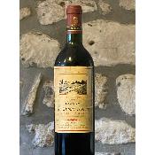Vin rouge, Lalande Pomerol,rouge,Château des grands moines 1989
