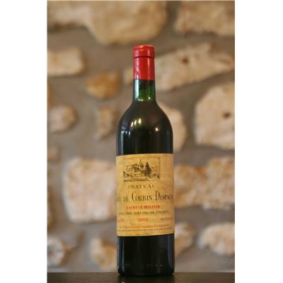 Vin rouge, Saint Emilion, Château Tour de Corbin d'Espagne 1985