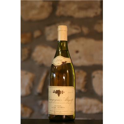 Vin blanc, Bourgogne Aligote, Domaine Luc Sorin 1986