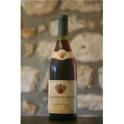 Vin rouge, Cote de Beaune Village, Domaine Dufouleur 1987